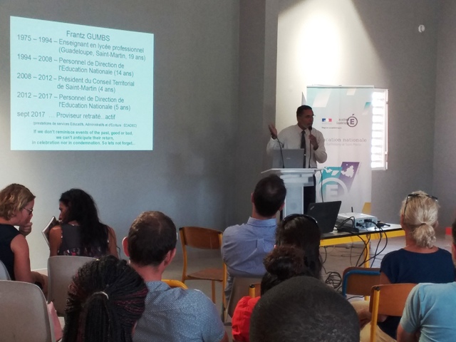 Frantz GUMBS, intervenant