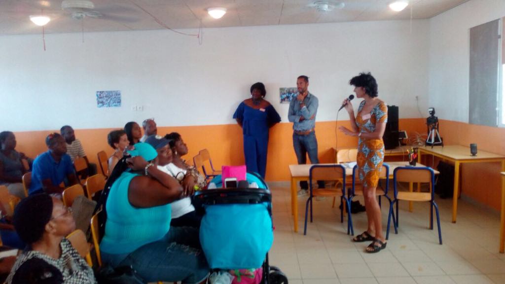 Mercredi 16 mai 2018, à l’école élémentaire Aline Hanson de Sandy-Ground