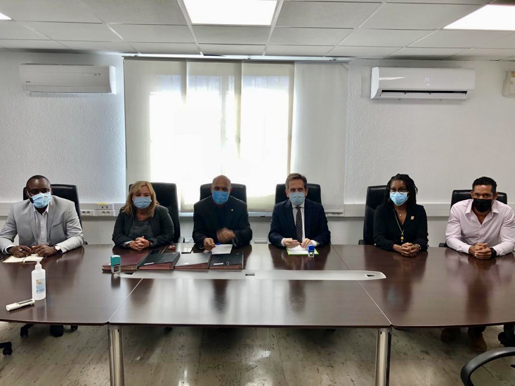 La signature de la convention 