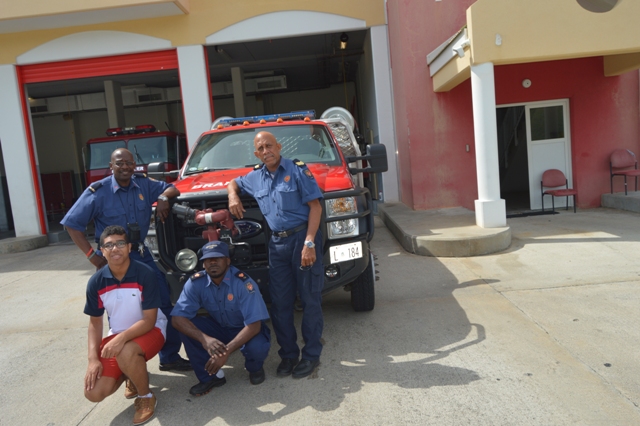 Rencontre avec les pompiers du centre de secours de Philipsburg