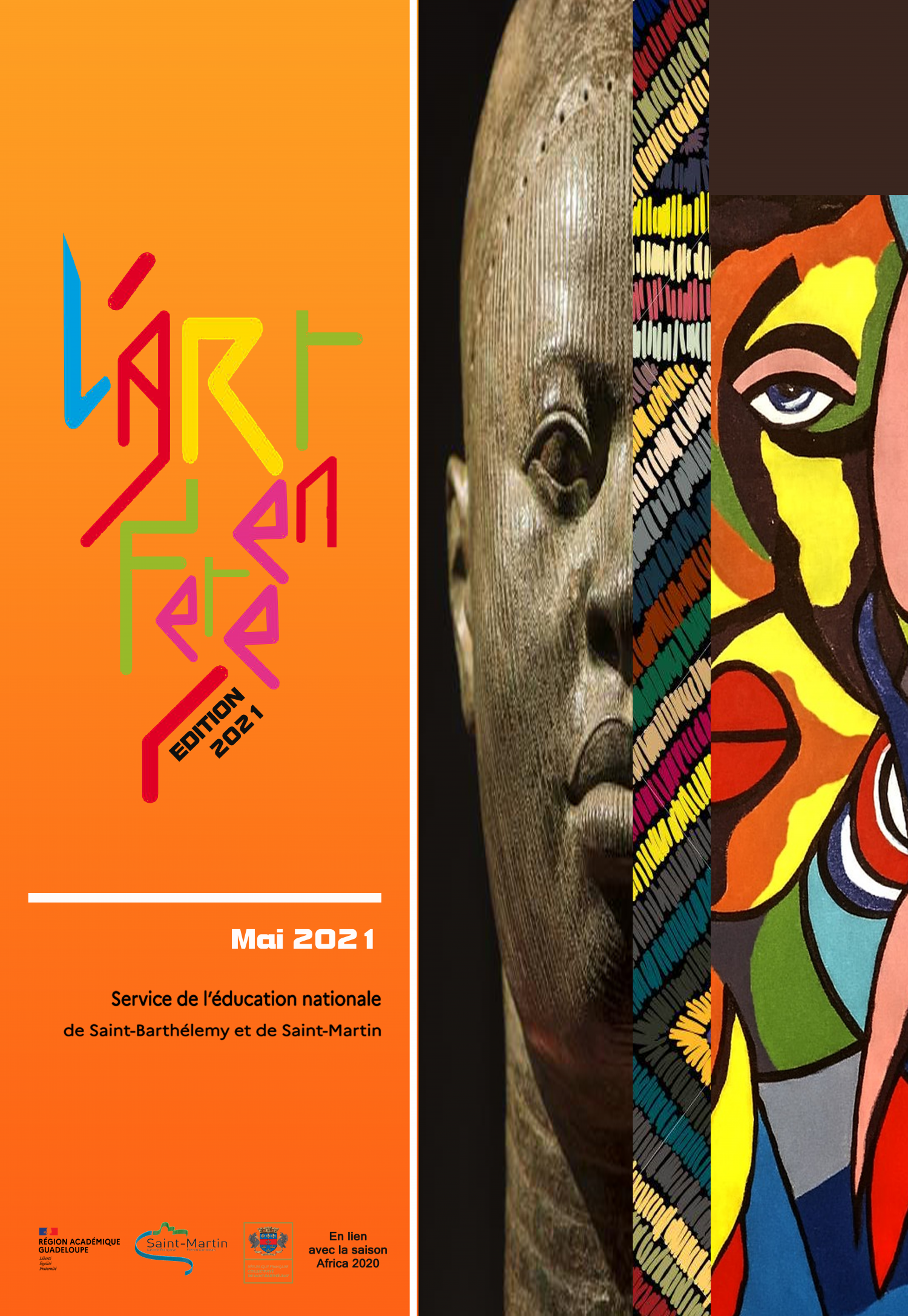 L'affiche de l'édition 2021 de L'art en fête