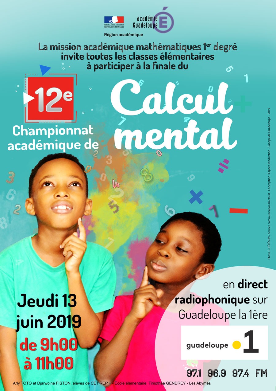 La douzième édition du championnat de calcul mental