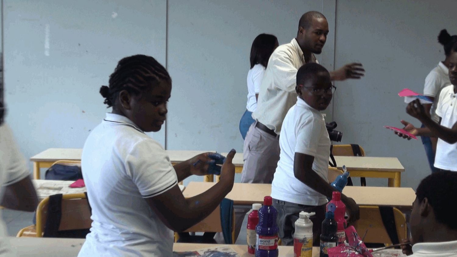 Claudio ARNELL et ses élèves