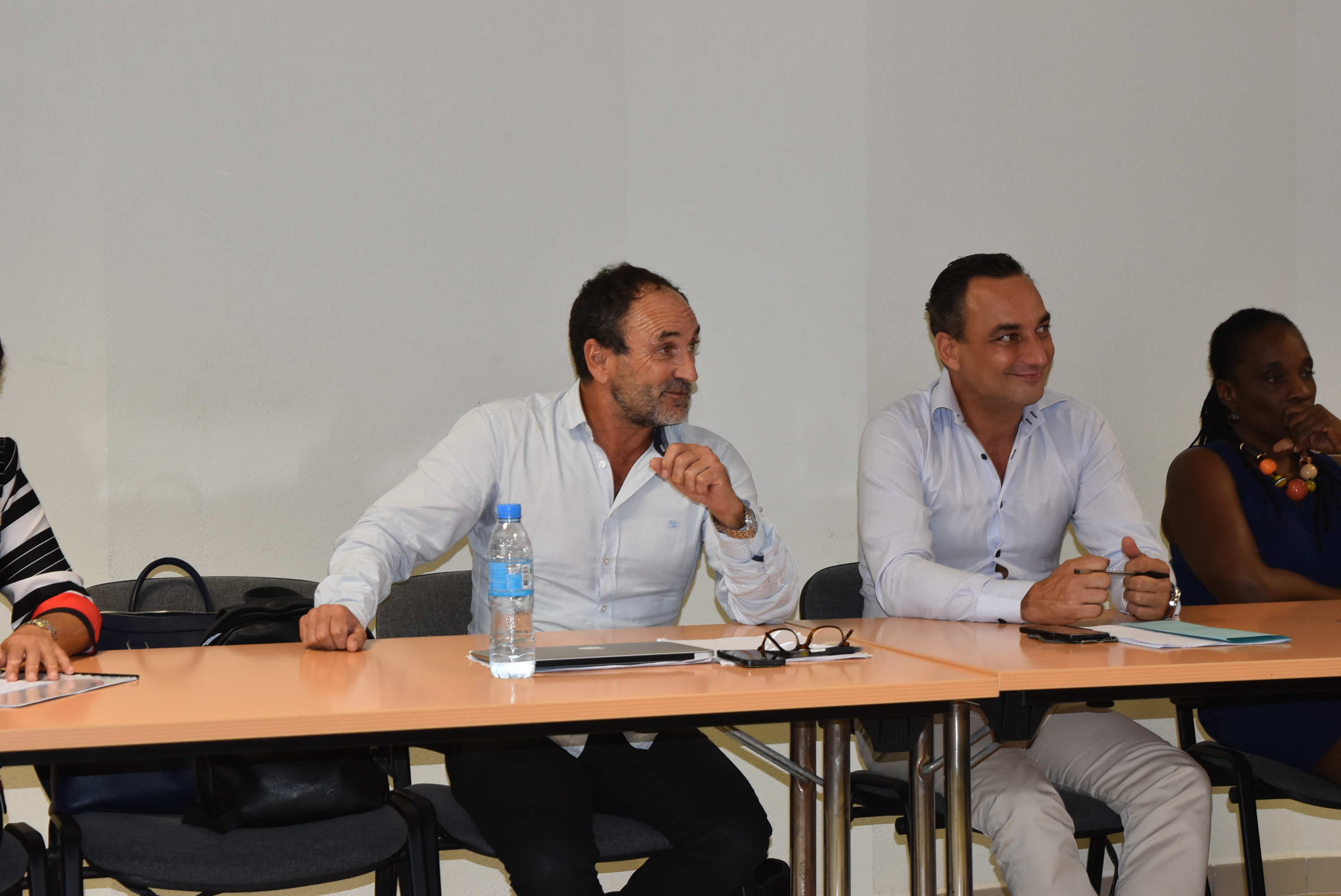 Séance de travail avec Monsieur le Recteur