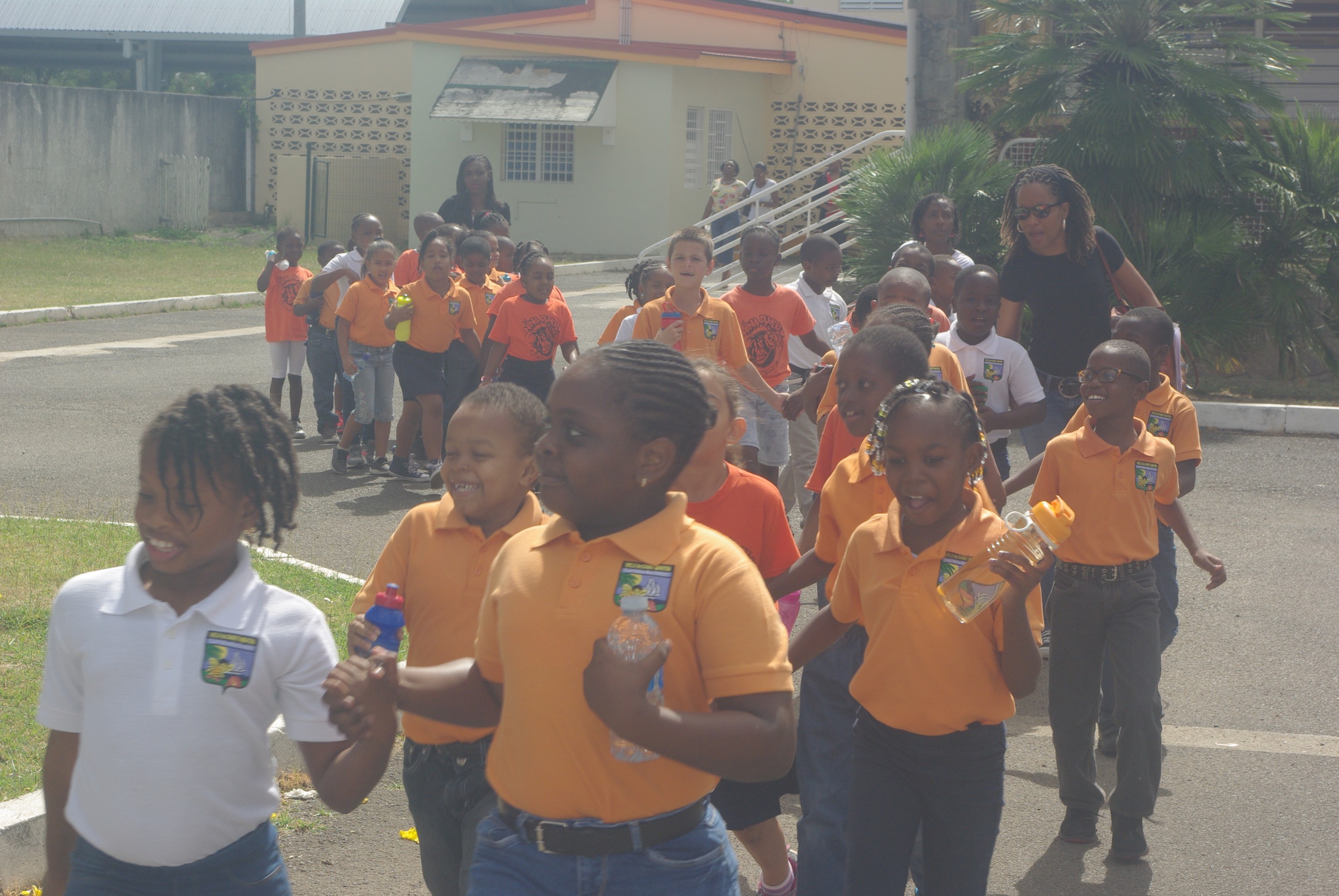 Exercice tsunami à l'école Nina Duverly