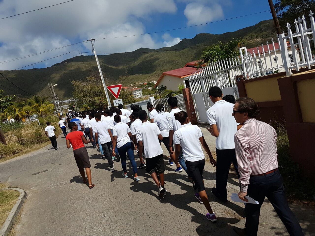 Exercice tsunami au collège de Quartier d'Orléans