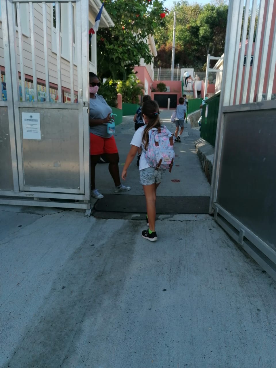 Rentrée à l'école élémenatire de Gustavia