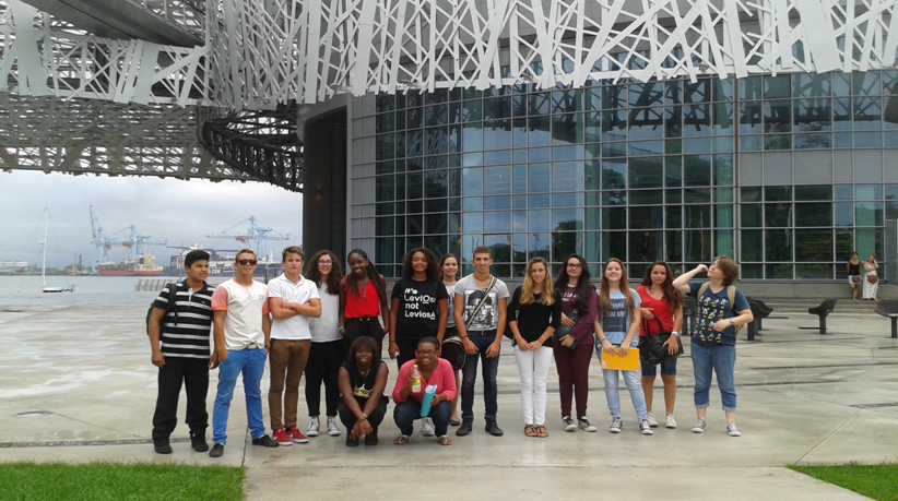 Les élèves du collège Mireille Choisy en voyage en Guadeloupe