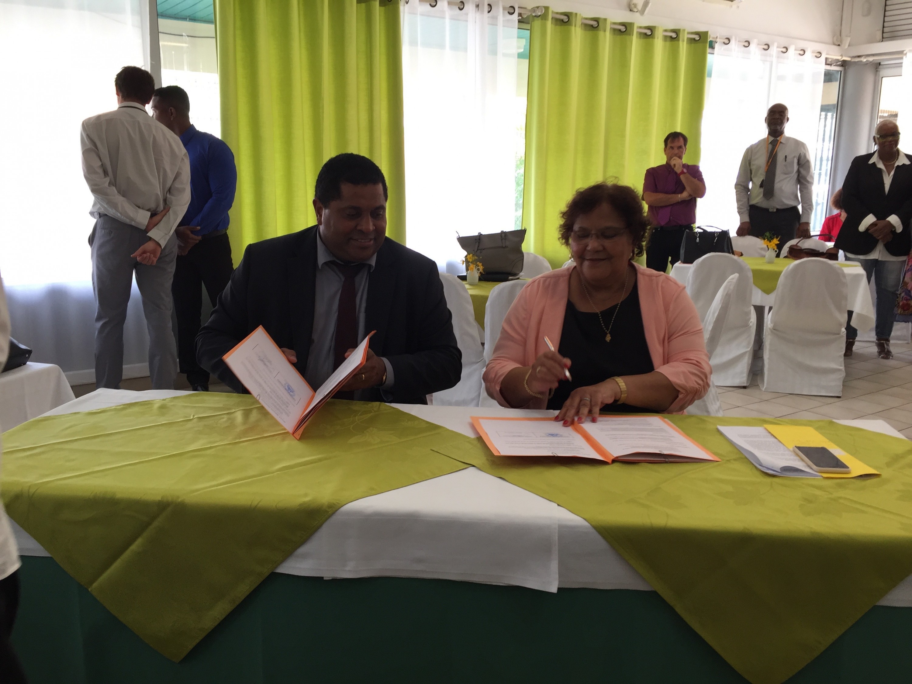 Signature de conventions le 20 décembre 2016