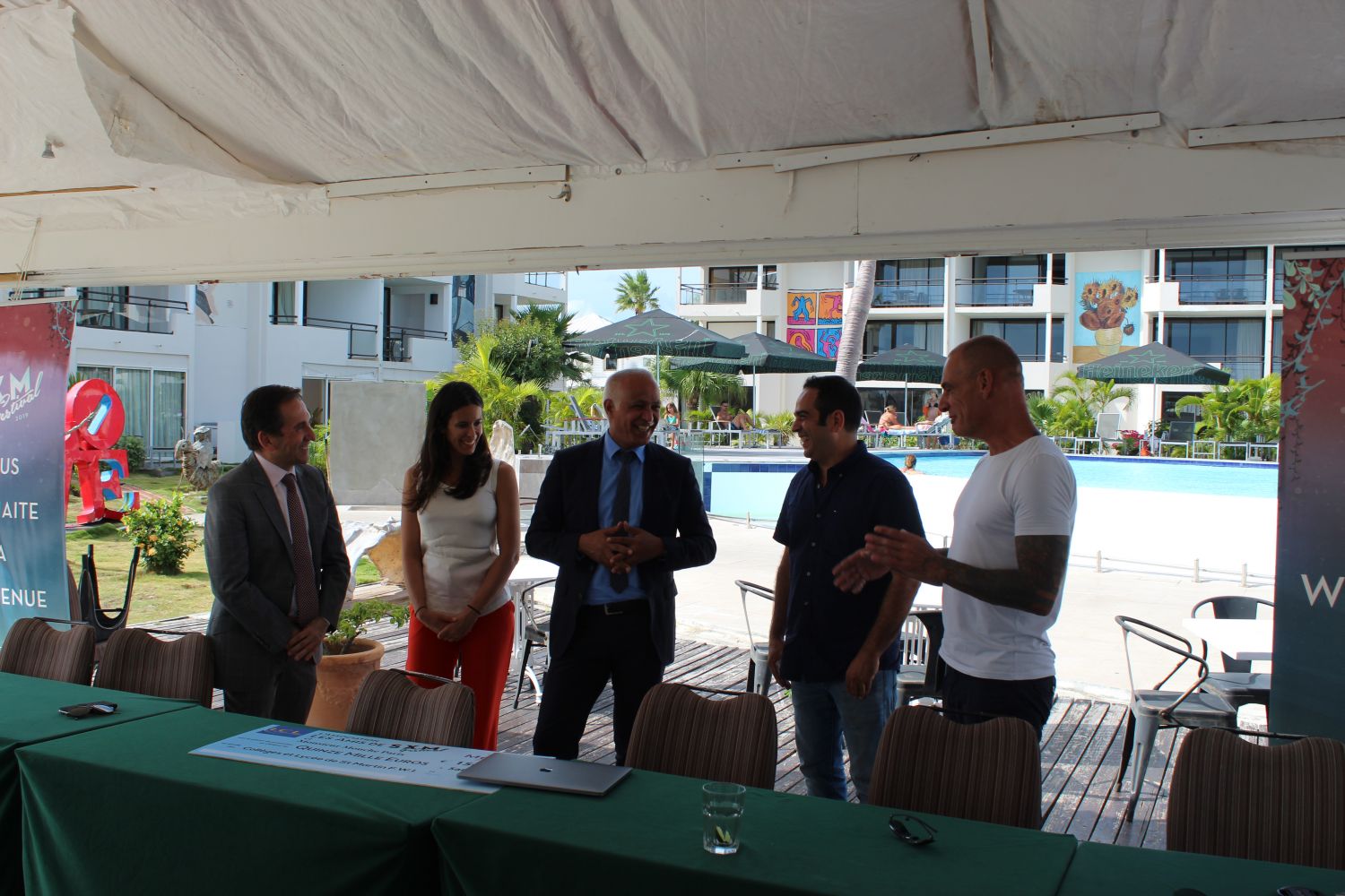 L'association SXM festival achète du matériel sportif pour les enfants de Saint-Martin