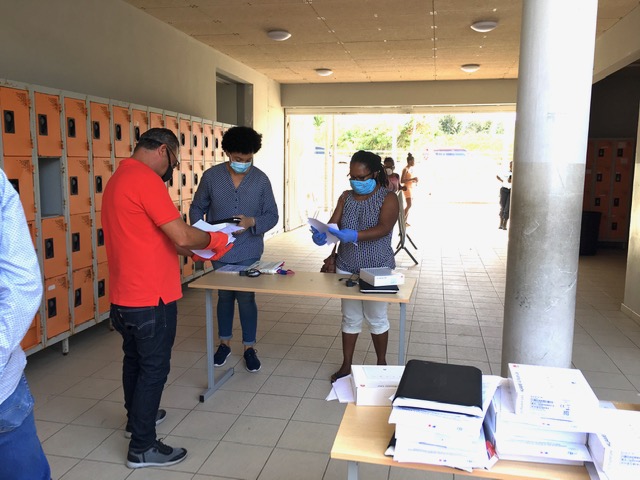 Distribution du matériel numérique au lycée général et technologique