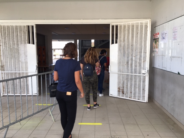 Reprise des lycéens au LEGT Robert Weinum 