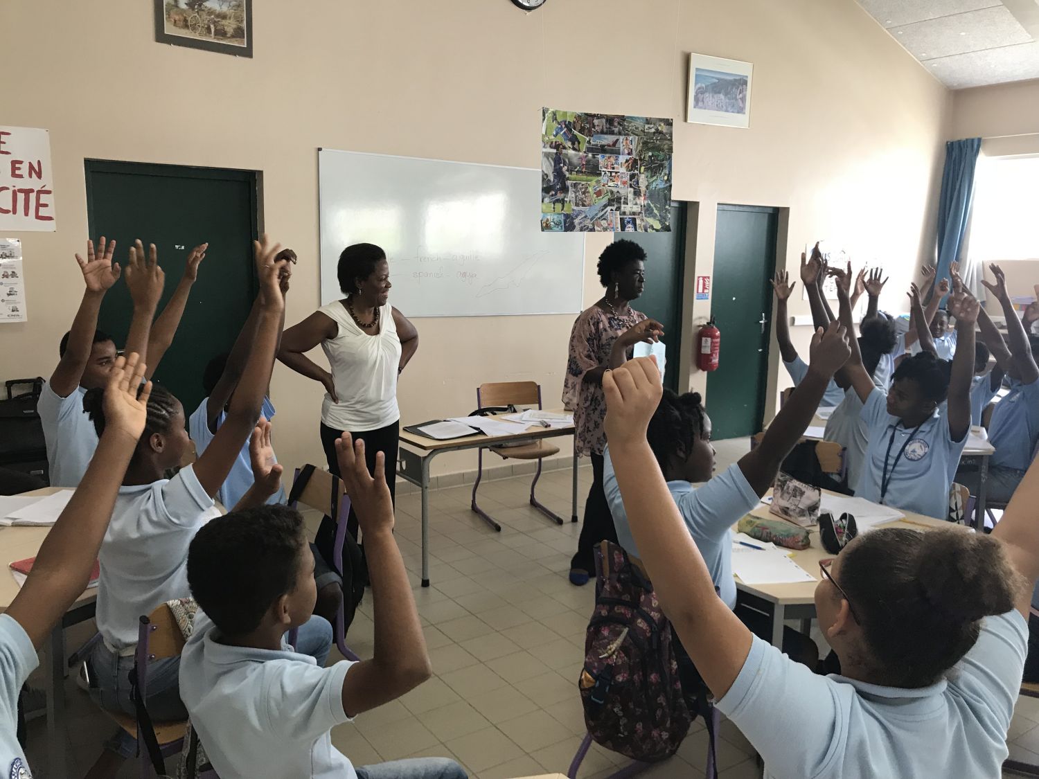 Les élèves du Mont des Accords