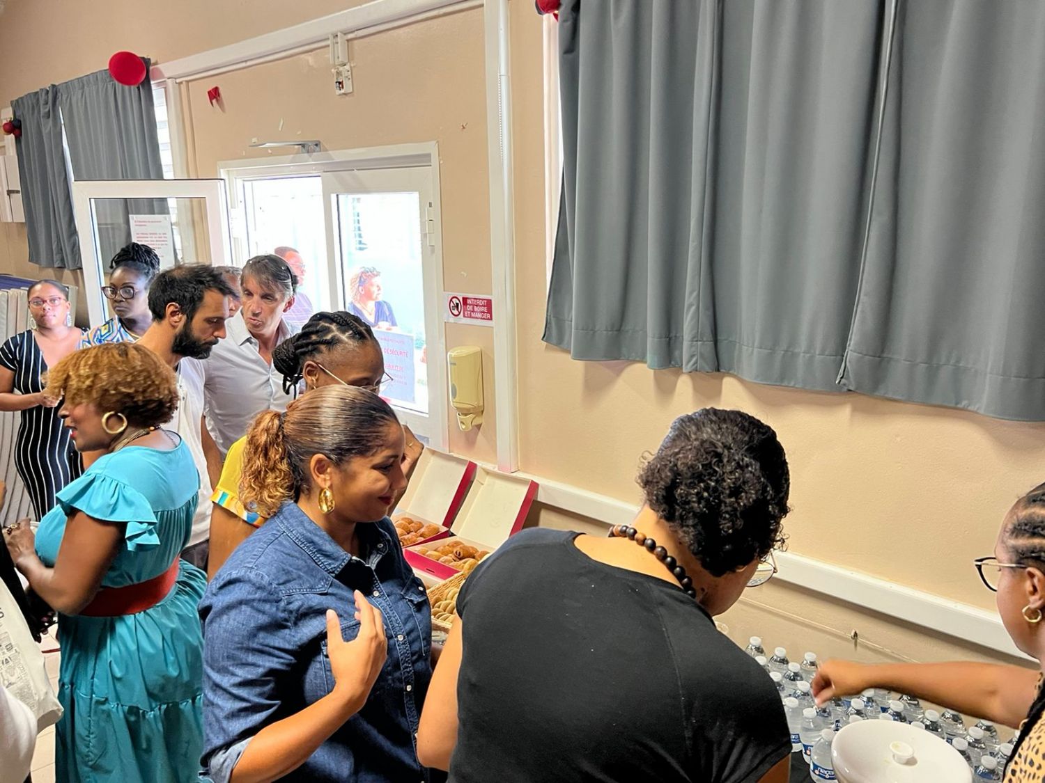 Moment de convivialité avec les nouveaux arrivants