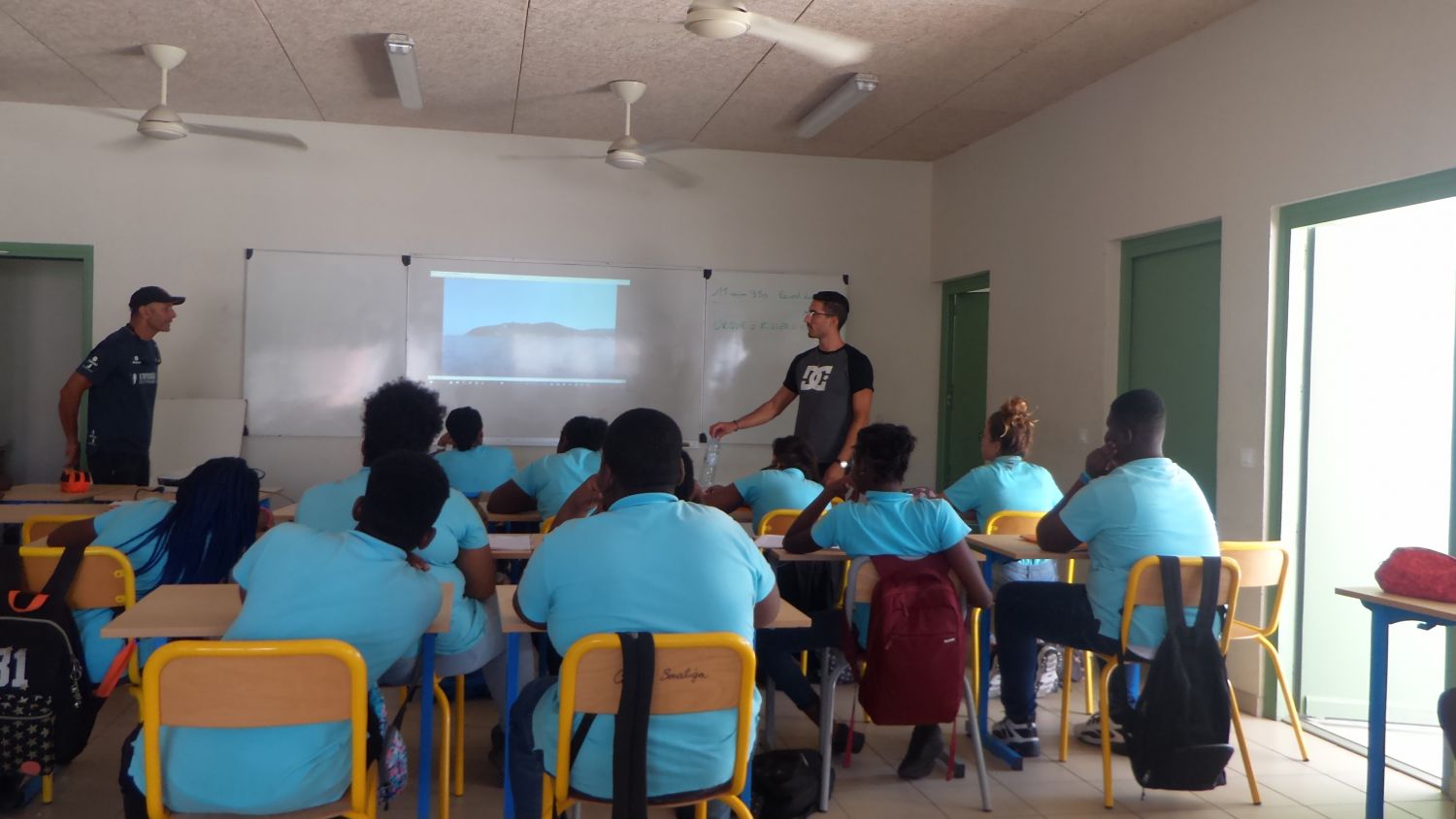 Stéphane Mifsud, un recordman du monde à la rencontre des élèves de Saint-Martin