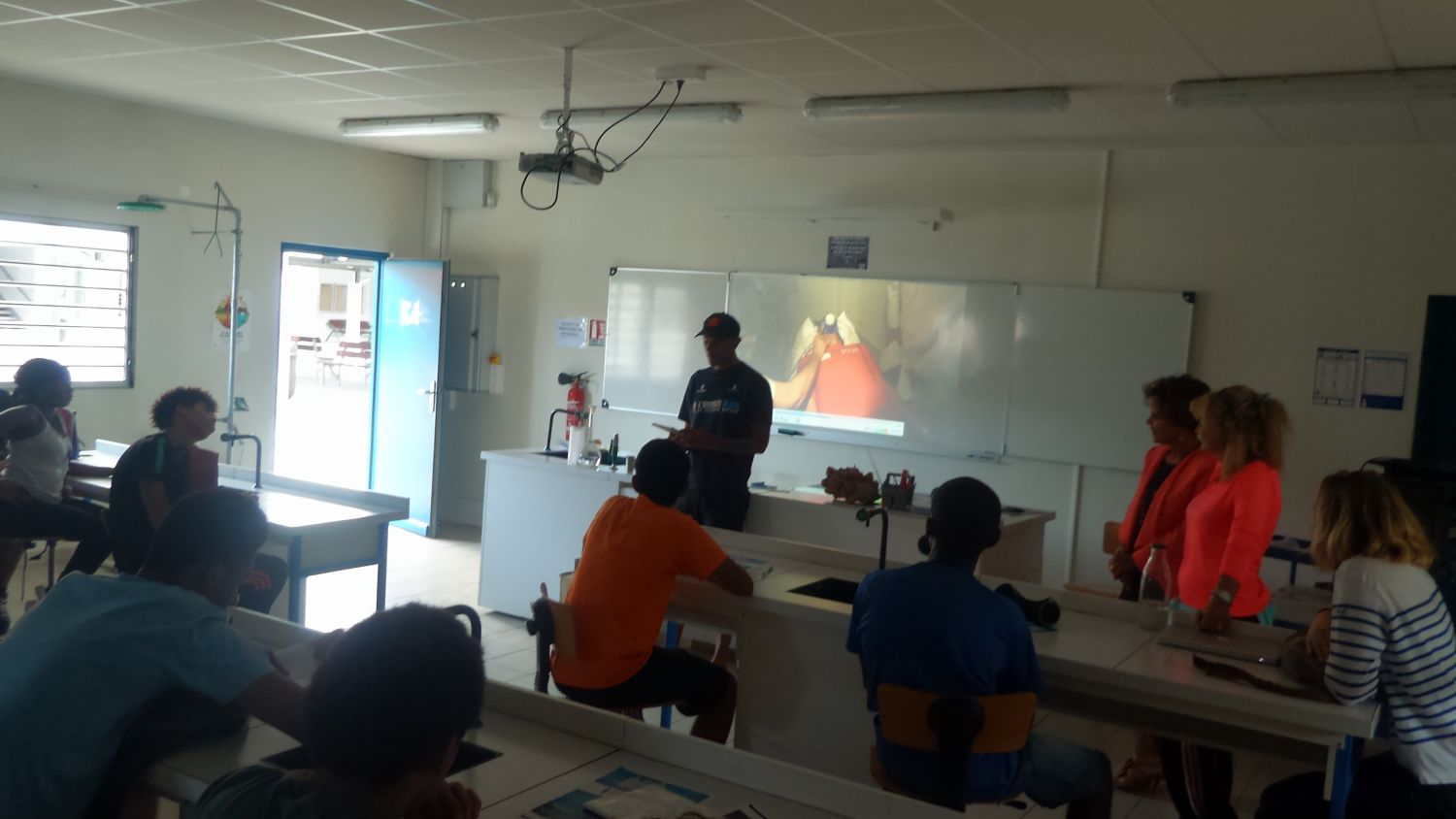 Stéphane Mifsud, un recordman du monde à la rencontre des élèves de Saint-Martin