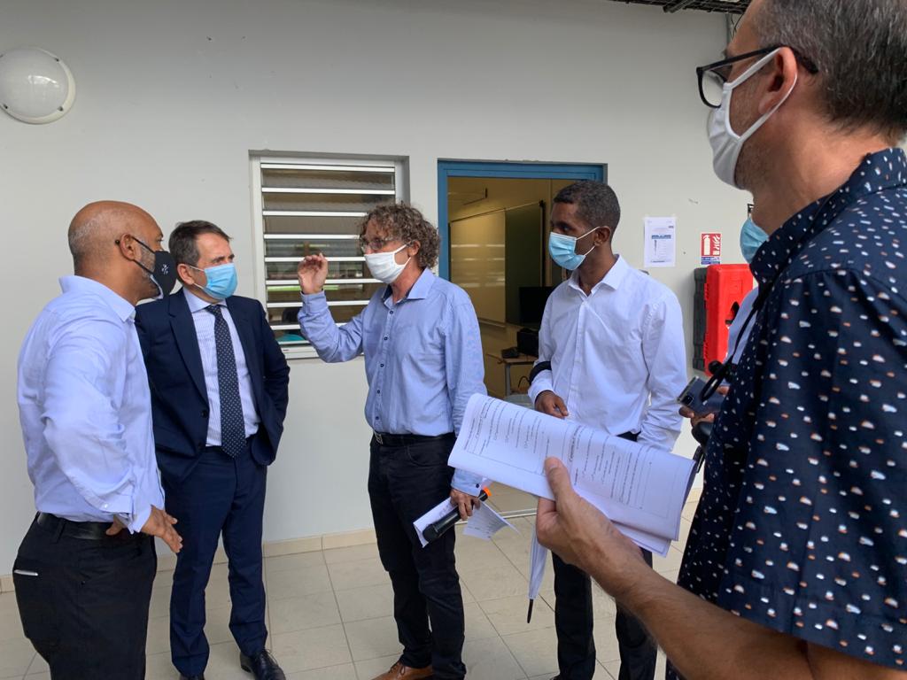 Rencontre avec le principal du collège Soualiga et son équipe