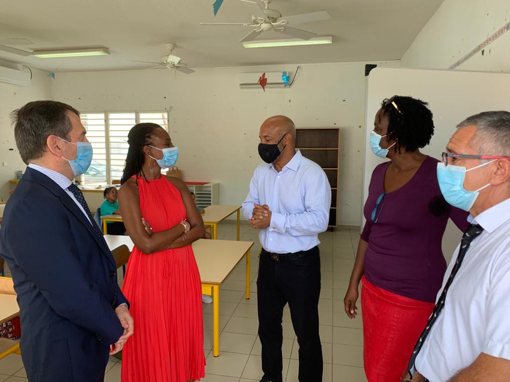 Rencontre avec la directice de l'école élémentaire Hervé Williams et son équipe
