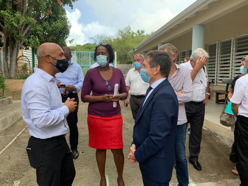 Echanges entre le président de la COM de Saint-Martin et le vice-recteur