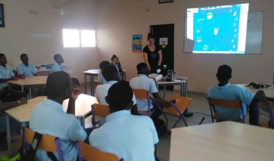 Intervention en classe et 1er conseil de la mer de l’AME de Galisbay