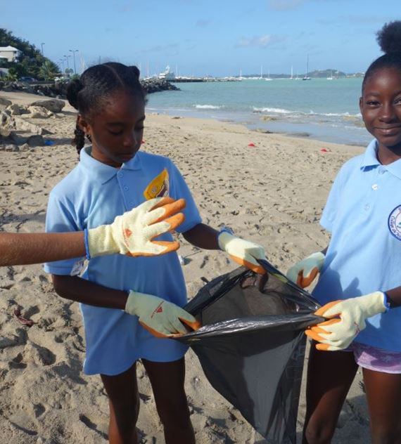 Mise en place du protocole OSPAR, ramassage et tri des déchets