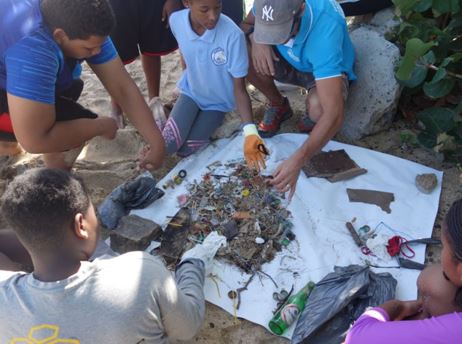 Mise en place du protocole OSPAR, ramassage et tri des déchets
