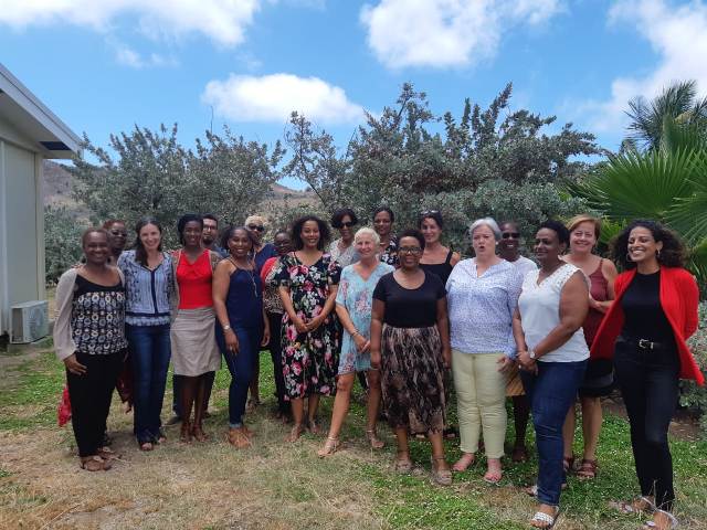 Les satgiaires en formation