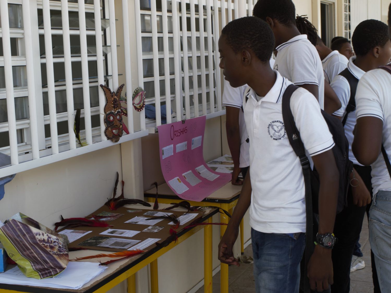 Les élèves du collège de Quartier d'Orléans