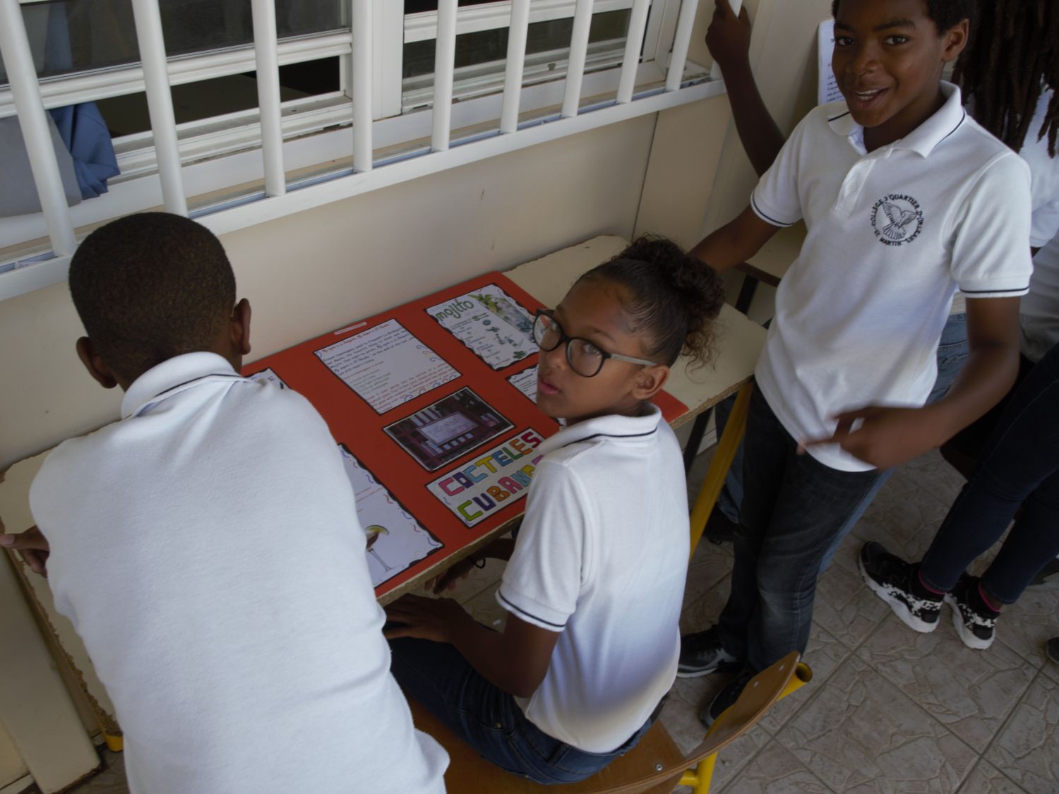 Les élèves du collège de Quartier d'Orléans