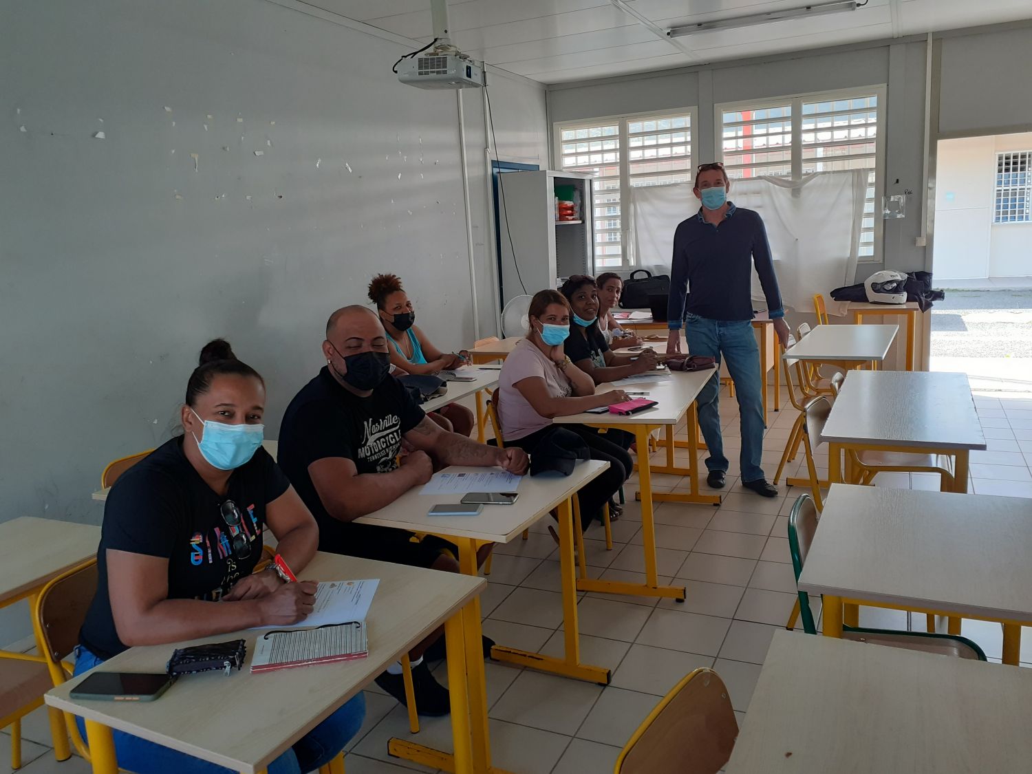 Atelier OEPRE au collège Roche gravée de Moho