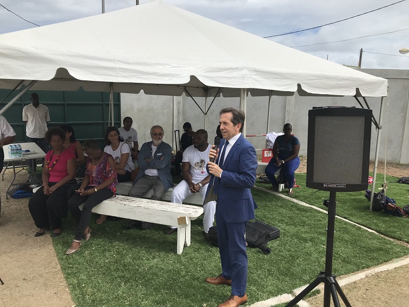 M. SANZ à la journée olympique