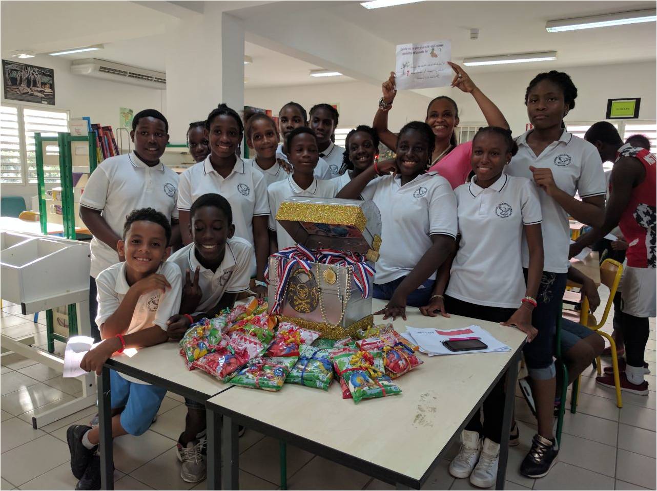 Une belle action de solidarité au collège de Quartier d'Orléans